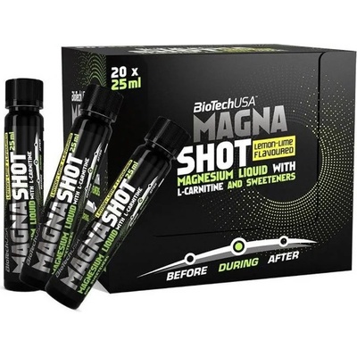 BioTechUSA Magna Shot, лимон и лайм, 20 шота, BioTech USA
