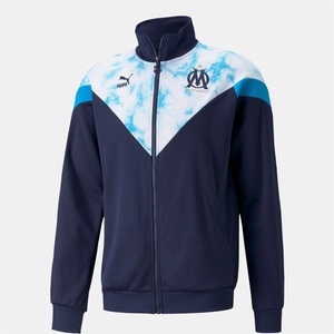 PUMA Яке Puma Olympique De Marsille Fc Mesh Track Jacket - Navy