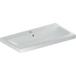 Geberit iCon - Умивалник 90x48x16 cm, с преливник, с отвор, KeraTect, бял 501.836. 00.2 (501.836.00.2)