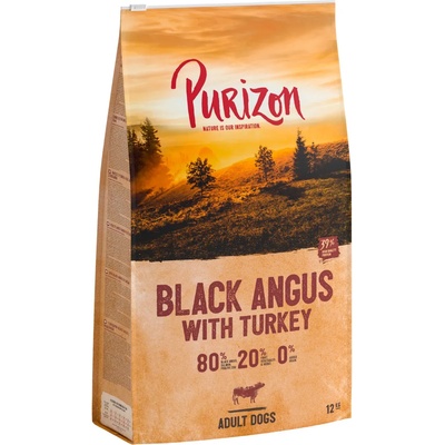 Purizon 2x12кг говеждо черен ангъс и пуешко, Purizon Adult храна за кучета
