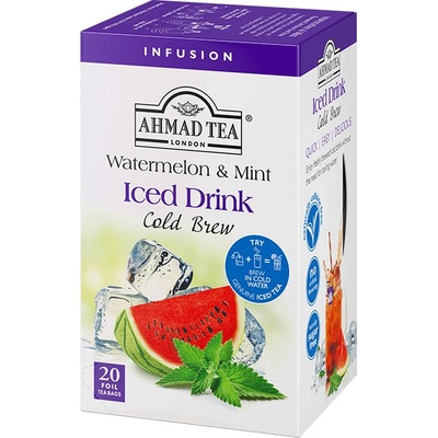 Ahmad Tea Cold Brew Iced Tea Watermelon & Mint 20 x 2 g
