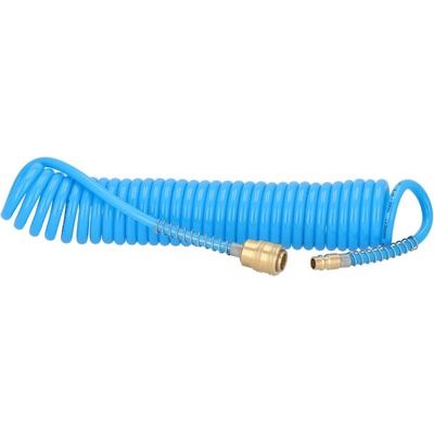 Airpress Пневматичен спирален маркуч PU с фитинги 5 m fi 8 x 5 mm 4304205 (4304205)