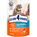 CLUB 4 PAWS Premium With salmon in jelly. For adult cats 24 x 100 g