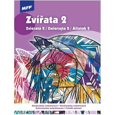 MFP 5301215 Omaľovánky A4 antistresové Zvieratá 2 210x290mm/32s