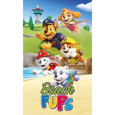 Detexpol Detský uterák Paw Patrol beach 50 x 30 cm