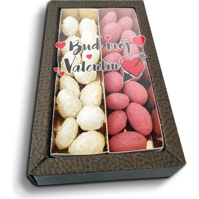 Sablio Mandle v čokoláde Buď môj Valentín 2 x 80 g