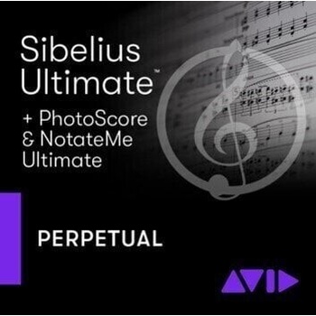 AVID Sibelius Ultimate Perpetual PhotoScore NotateMe
