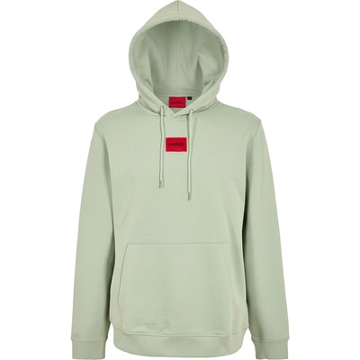 HUGO BOSS Суичър Hugo Mens HUGO Daratschi Drawstring Hoodie - Contemporary Streetwear Design - Pastel Green