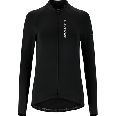 ENDURANCE Дамска фланелка с дълъг ръкав за колоездене ENDURANCE Women's Paxton Cycling/MTB L/S Jersey Cycling jersey - Black (156-2771-0114)