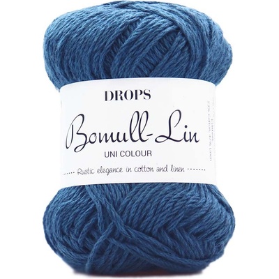 Drops Bomull-Lin 21 tmavě modrá