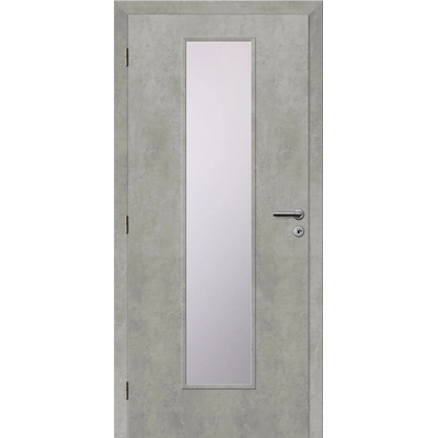 Solodoor Etta 7, 70 L, 750 × 1985 mm, fólie, levé, beton, prosklené 282070566110 – Hledejceny.cz