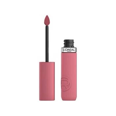 L'Oréal Paris Infaillible Matte Resistance 16H Tekutá rtěnka Světle hnědá 5 ml