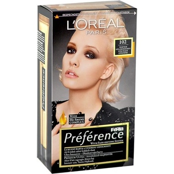 L'Oréal Féria Préférence P 102 veľmi svetlá blond
