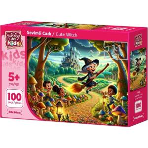 Art Puzzle Детски пъзел Art Puzzle от 100 части - Сладка вещица (35412) - baby