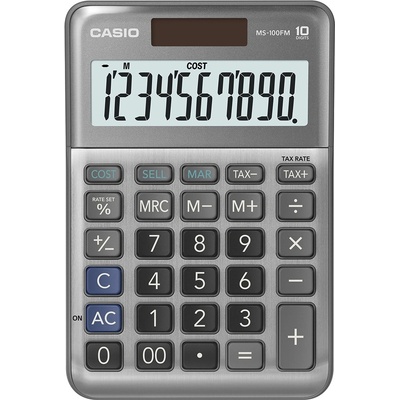 Casio MS 100 FM черен настолен калкулатор