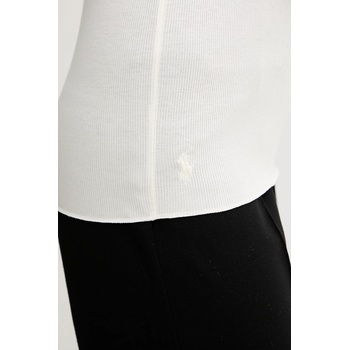 Ralph Lauren Пуловер Polo Ralph Lauren в бежово от лека материя с поло 211976982 (211976982)