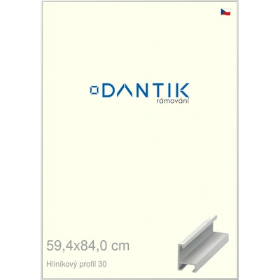 DANTIK rámeček 59,4 x 84 profil 6030 Bílá matná