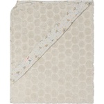 Bébé-Jou Бебешка хавлия Bebe-Jou - 75 x 85 cm, Wish Grey (3010062) - ozone