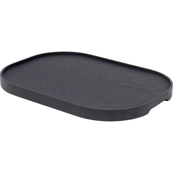 Bosign Поднос Bosign овален върбова дървесина с противоплъзгащо покритие L черен мат (261343)