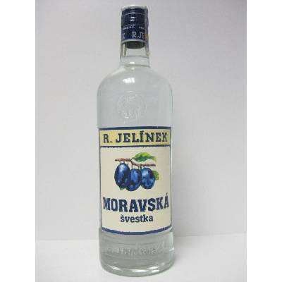 R. Jelínek Moravská Švestka 38% 1 l (holá láhev)