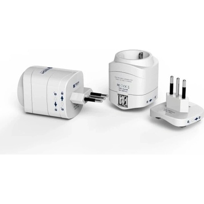 TECH cestovní adaptér pro použití v Itálii s integrovanou 2xUSB nabíječkou – Zbozi.Blesk.cz