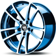 RH Bo Flowform 8,5X19 5X108 ET45 blue polished