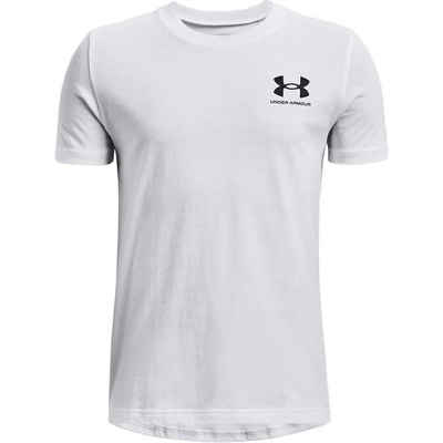 Under Armour Тениска Under Armour UA SPORTSTYLE LEFT CHEST SS-WHT Бял Velikost YLG