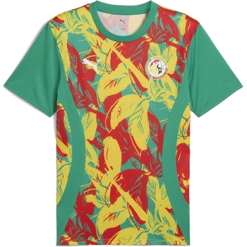 Image 1 of PUMA Senegal Pre Match Shirt 2025 Adults - Green/Yellow
