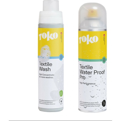 TOKO Duo Pack Textile Wash & Textile Water Proof Pro Žltá 2x250 ml