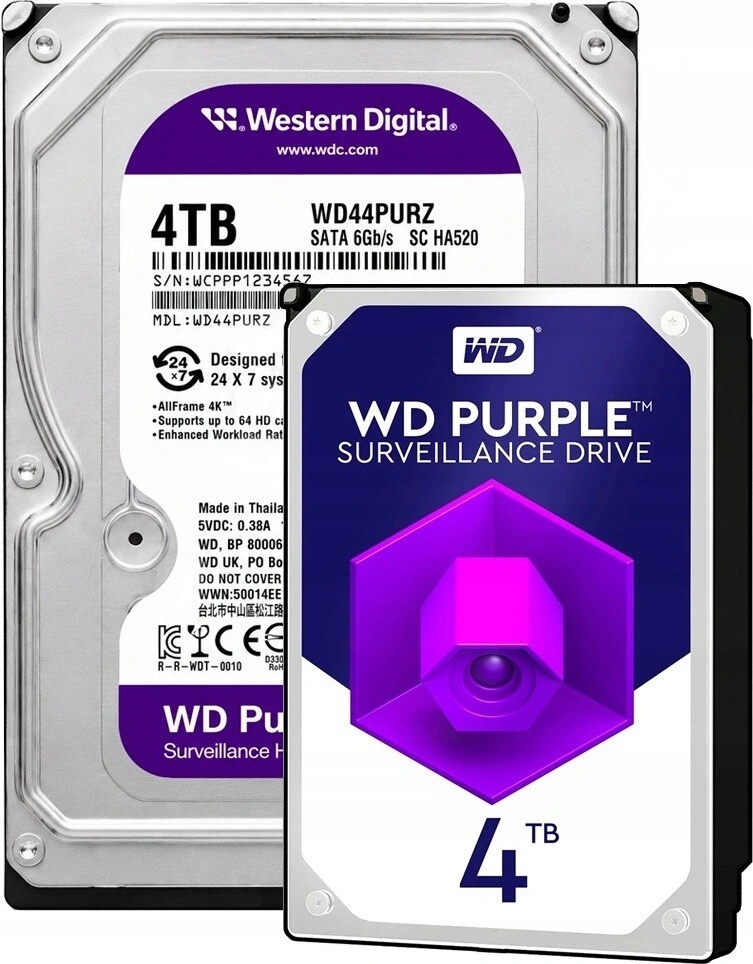 WD Purple 4TB, WD44PURZ od 4 868 Kč - Heureka.cz