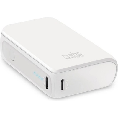 SBS Универсална външна батерия SBS POWER BANK 10 000mAh, 2x USB-C, 1xUSB A, 10W, Бял (TTBB10000MINIK)
