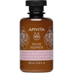 APIVITA Душ гел с натурални етерични масла Розов пипер , Apivita Rose Pepper Shower Gel with Essential Oils with Rose & Black Pepper 250ml