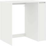 vidaXL Шкаф за пералня Бяло 87 x 60 x 89 см Инженерна дървесина (8006800)