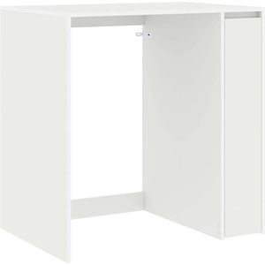 vidaXL Шкаф за пералня Бяло 87 x 60 x 89 см Инженерна дървесина (8006800)