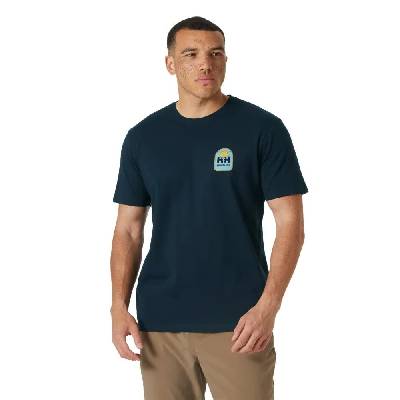 Тениска Helly hansen Massif Graphic short sleeve T-shirt - Blue (Navy)