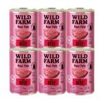 WILD FARM Пастет с говеждо месо 6x400 г - безглутенова храна за котки