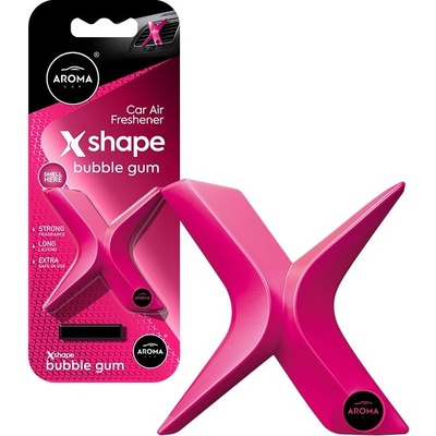 Aroma Car X Shape Bubble Gum