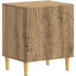 vidaXL Нощно шкафче Дъб артизан 43 x 34, 5 x 50 см Инженерна дървесина (895043)