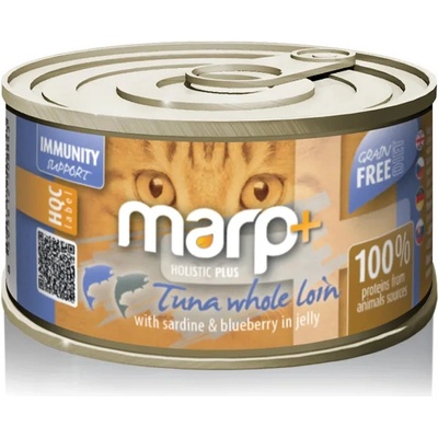 Marp Holistic Plus Cat Tuniak so sardinkami a čučoriedkami v želé 70 g
