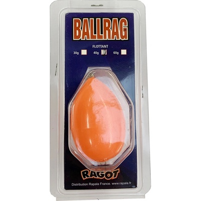 RAGOT Splávek Ballrag na mořský rybolov oranžový reflexní 40g