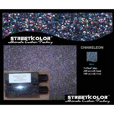 KolorPearl Chameleon Black - Čierna chameleónová perleť, 50 gramov, 200 micro = 0,2 mm