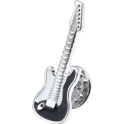 Gaira brošňa do klopy Gitara 3005 čierna