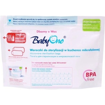 Babyono Микровълнови стерилни торбички BabyOno - Take Care, 5 броя (72239964)