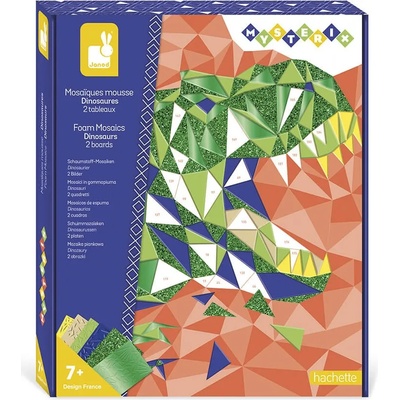 Janod Творчески комплект Janod - Мозайки динозаври (J07973)