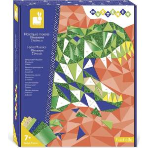 Janod Творчески комплект Janod - Мозайки динозаври (J07973)