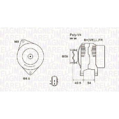 generátor MAGNETI MARELLI 063731927010