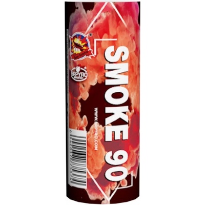 Srpyro Dýmovnice SMOKE 90 červená škrtací dýmovnice CLE7037R