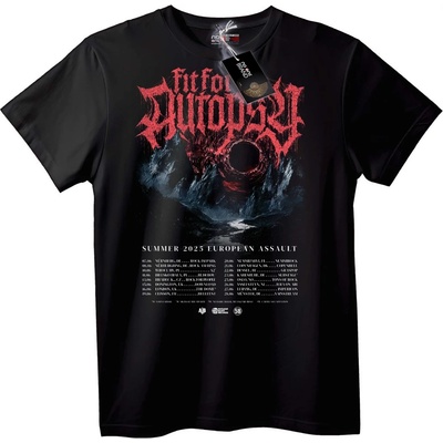 NOONEBRAND Тениска Futur Autopsy Турне 2025 - L, Black