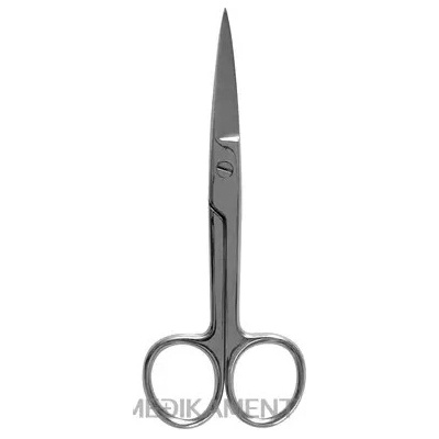 Surgicrafts NOŽNICE CHIRURGICKÉ ROVNÉ HROTNATÉ 15 cm 1 ks