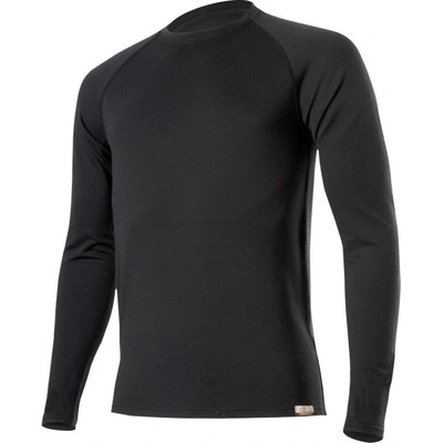 Lasting WITY 9090 čierna vlnená Merino mikina